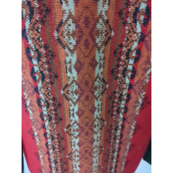 Peruvian Imports Sweater Med 100% Alpaca Cardigan Full Zip Bolivia Artsy Rare - Picture 6 of 9